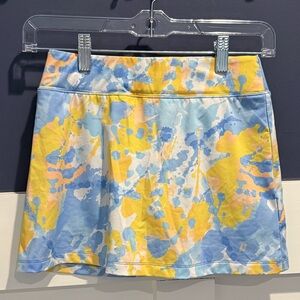 Prince Blue and Yellow kids tennis skirt size 10 / 12 like new